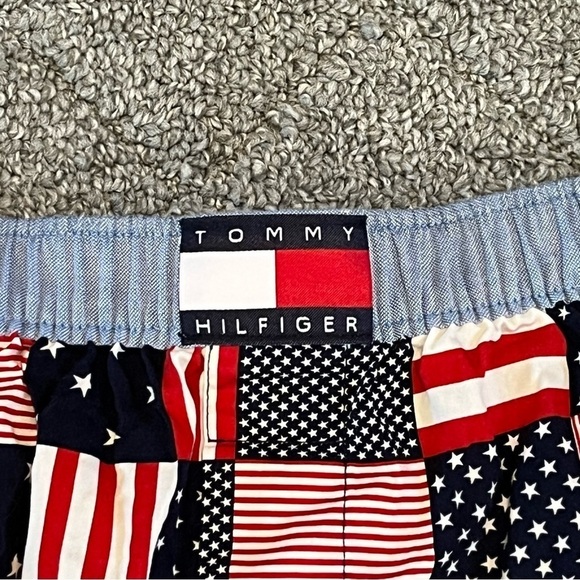Vintage Tommy Hilfiger Athletic Boxer Shorts Cotton Size XXL Patriotic Flag NWOT - Picture 7 of 7